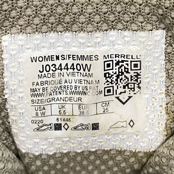 Merrell SIREN EDGE 3 Size 8W Wide J034440W Aluminum Boulder Women’s Hiking Shoe - Picture 11 of 11